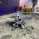 The Chang'e 4 lander and rover mock-up displayed in the airshow.